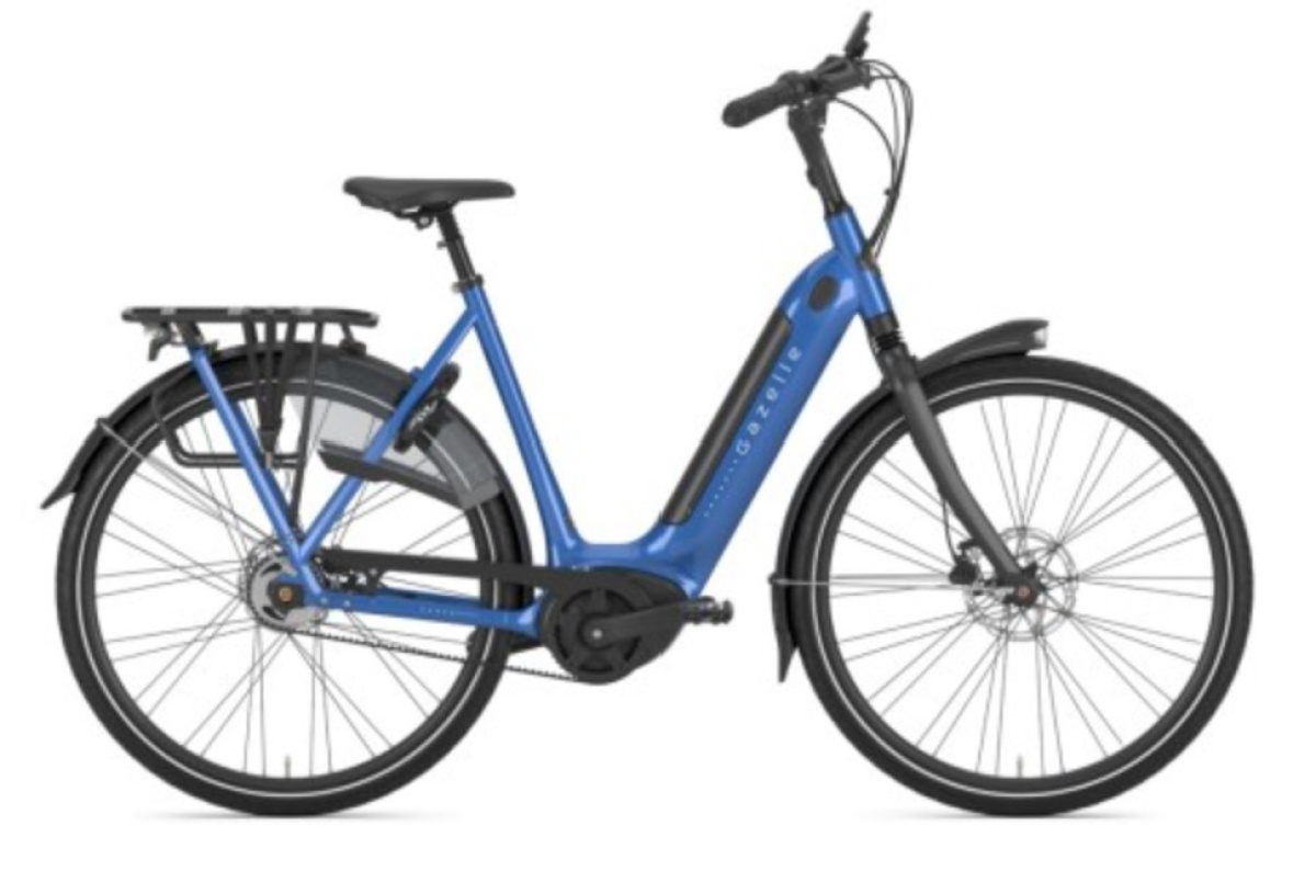 GAZELLE GRENOBLE C8 E-BIKE DEMO D 18- Tropical Blue TWEEDEHANDS